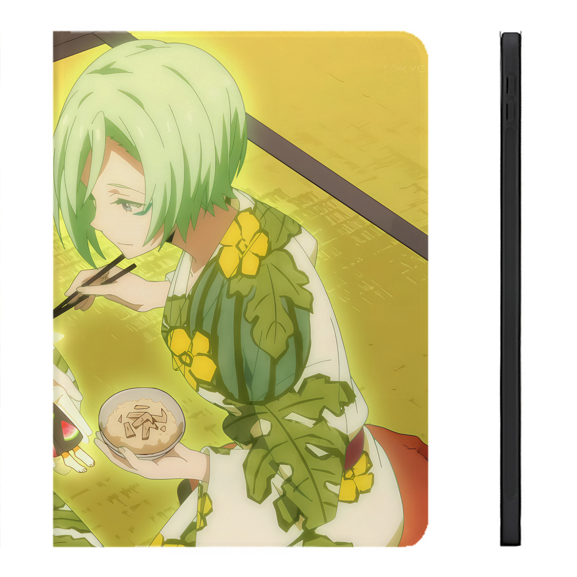 （画像用） 転スラ Regarding Reincarnated to Slime IPadケース ペンホルダー付き ブックスタイルデザイン